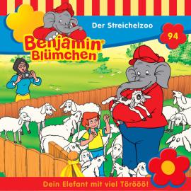 Hörbuch Benjamin Blümchen, Folge 94: Der Streichelzoo  - Autor Klaus-P. Weigand, Annette Hess   - gelesen von Schauspielergruppe