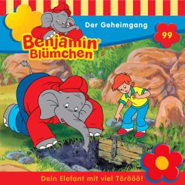 Hörbuch Benjamin Blümchen, Folge 99: Der Geheimgang  - Autor Klaus-P. Weigand, Maren Hergesheimer   - gelesen von Schauspielergruppe