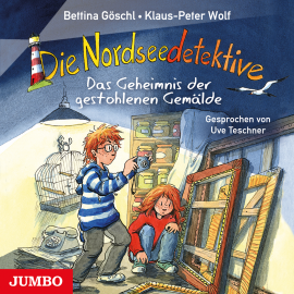 Hörbuch Die Nordseedetektive. Das Geheimnis der gestohlenen Gemälde  - Autor Klaus-Peter Wolf   - gelesen von Uve Teschner