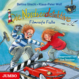 Hörbuch Die Nordseedetektive. Filmreife Falle  - Autor Klaus-Peter Wolf   - gelesen von Uve Teschner