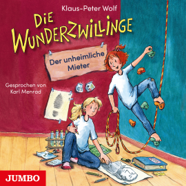 Hörbuch Die Wunderzwillinge. Der unheimliche Mieter  - Autor Klaus-Peter Wolf   - gelesen von Karl Menrad