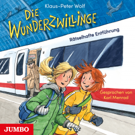 Hörbuch Die Wunderzwillinge. Rätselhafte Entführung [Band 4]  - Autor Klaus-Peter Wolf   - gelesen von Karl Menrad