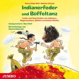 Hörbuch Indianerfeder und Büffeltanz  - Autor Klaus-Peter Wolf   - gelesen von Schauspielergruppe