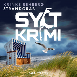 Hörbuch SYLT-KRIMI Strandgrab: Küstenkrimi (Nordseekrimi)  - Autor Krinke Rehberg   - gelesen von Ilka Sehnert