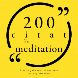 Hörbuch 200 citat för meditation  - Autor Laozi   - gelesen von Johannes Johnström