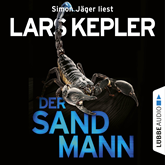Hörbuch Der Sandmann  - Autor Lars Kepler   - gelesen von Simon Jäger