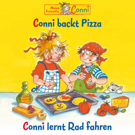 Hörbuch Conni backt Pizza / Conni lernt Rad fahren  - Autor Liane Schneider   - gelesen von Schauspielergruppe