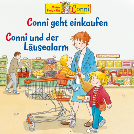 Hörbuch Conni geht einkaufen / Conni und der Läusealarm  - Autor Liane Schneider   - gelesen von Schauspielergruppe