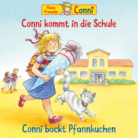 Hörbuch Conni kommt in die Schule (neu) / Conni backt Pfannkuchen  - Autor Liane Schneider   - gelesen von Schauspielergruppe
