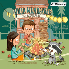 Hörbuch Das Apfelfest (Villa Wunderbar 2)  - Autor Linnea Svensson   - gelesen von Martin Baltscheit