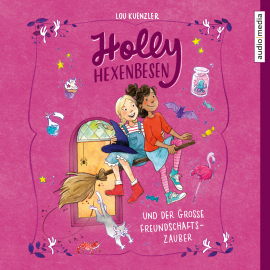 Hörbuch Holly Hexenbesen und der große Freundschaftszauber  - Autor Lou Kuenzler   - gelesen von Yvonne Greitzke