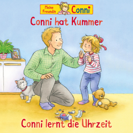Hörbuch Conni hat Kummer / Conni lernt die Uhrzeit  - Autor Ludger Billerbeck   - gelesen von Schauspielergruppe