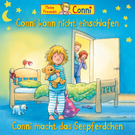 Hörbuch Conni kann nicht einschlafen / Conni macht das Seepferdchen (neu)  - Autor Ludger Billerbeck   - gelesen von Schauspielergruppe