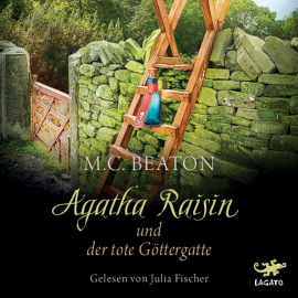Hörbuch Agatha Raisin und der tote Göttergatte  - Autor M. C. Beaton   - gelesen von Julia Fischer