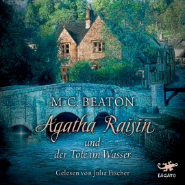Hörbuch Agatha Raisin und der Tote im Wasser  - Autor M. C. Beaton   - gelesen von Julia Fischer