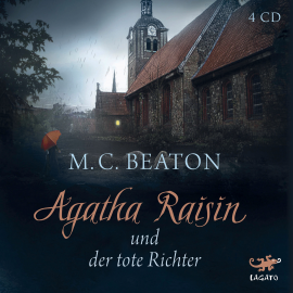 Hörbuch Agatha Raisin und der tote Richter  - Autor M.C. Beaton   - gelesen von Julia Fischer