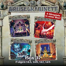 Hörbuch Gruselkabinett, Box 37: Folgen 145, 146, 147, 148  - Autor M. R. James, H. G. Wells, Per McGraup, Louisa May Alcott   - gelesen von Schauspielergruppe