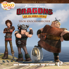 Hörbuch Thor Knochenbrecher (Dragons - auf zu neuen Ufern 23)  - Autor Marcus Giersch   - gelesen von Schauspielergruppe