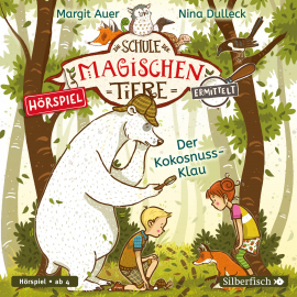 Hörbuch Die Schule der magischen Tiere ermittelt - Hörspiele 3: Der Kokosnuss-Klau  - Autor Margit Auer   - gelesen von Schauspielergruppe