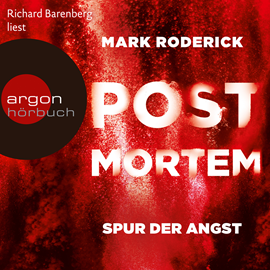 Hörbuch Spur der Angst (Post Mortem 4)  - Autor Mark Roderick   - gelesen von Richard Barenberg