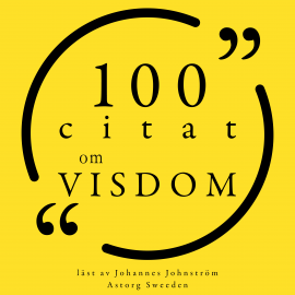 Hörbuch 100 citat om visdom  - Autor Mark Twain   - gelesen von Johannes Johnström