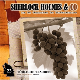 Hörbuch Tödliche Trauben (Sherlock Holmes & Co 23)  - Autor Markus Duschek   - gelesen von Schauspielergruppe