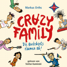 Hörbuch Crazy Family  - Autor Markus Orths   - gelesen von Stefan Kaminski
