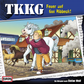 Hörbuch TKKG - Folge 192: Feuer auf Gut Ribbeck!  - Autor Martin Hofstetter   - gelesen von N.N.