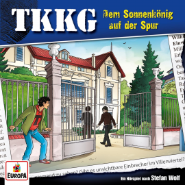 Hörbuch TKKG - Folge 195: Dem Sonnenkönig auf der Spur  - Autor Martin Hofstetter   - gelesen von N.N.