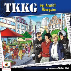 Hörbuch TKKG - Folge 197: Bei Anpfiff Übergabe  - Autor Martin Hofstetter   - gelesen von N.N.