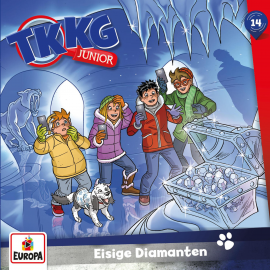 Hörbuch TKKG Junior - Folge 14: Eisige Diamanten  - Autor Martin Hofstetter   - gelesen von TKKG Junior.