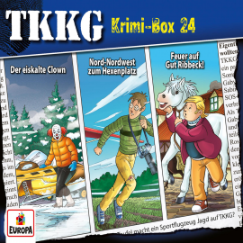 Hörbuch TKKG Krimi-Box 24 (Folgen 190-192)  - Autor Martin Hofstetter   - gelesen von N.N.