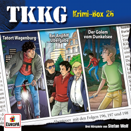 Hörbuch TKKG Krimi-Box 26 (Folgen 196-198)  - Autor Martin Hofstetter  
