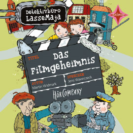 Hörbuch Detektivbüro LasseMaja - Das Filmgeheimnis  - Autor Martin Widmark   - gelesen von Jens Wawrczeck