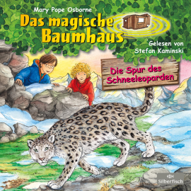 Hörbuch Die Spur des Schneeleoparden (Das magische Baumhaus 60)  - Autor Mary Pope Osborne   - gelesen von Stefan Kaminski