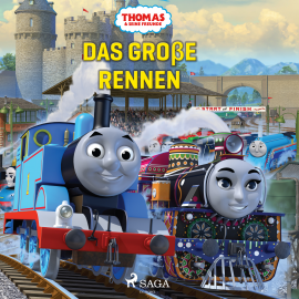 Hörbuch Thomas und seine Freunde - Das große Rennen  - Autor Mattel   - gelesen von Monty Arnold