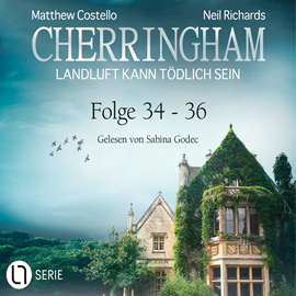 Hörbuch Cherringham - Landluft kann tödlich sein, Sammelband 12: Folge 34-36 (Ungekürzt)  - Autor Matthew Costello, Neil Richards   - gelesen von Sabina Godec