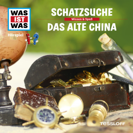 Hörbuch WAS IST WAS Hörspiel: Schatzsuche/ Das alte China  - Autor Matthias Falk   - gelesen von Schauspielergruppe