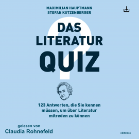 Hörbuch Das Literatur-Quiz  - Autor Maximilian Hauptmann   - gelesen von Schauspielergruppe