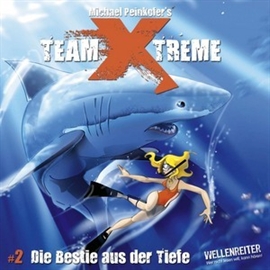 Hörbuch Team Xtreme 2: Die Bestie aus der Tiefe  - Autor Michael Peinkofer   - gelesen von Jannik Schümann