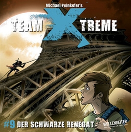 Hörbuch Team Xtreme 9: Der Schwarze Renegat  - Autor Michael Peinkofer   - gelesen von Jannik Schümann