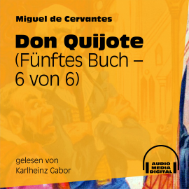 Hörbuch Don Quijote (Fünftes Buch) [6 von 6]  - Autor Miguel de Cervantes   - gelesen von Karlheinz Gabor