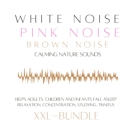 Hörbuch XXL Bundle: White Noise, Pink Noise, Brown Noise, Calming Nature Sounds  - Autor mindMAGIXX - Patrick Lynen   - gelesen von mindMAGIXX - Patrick Lynen
