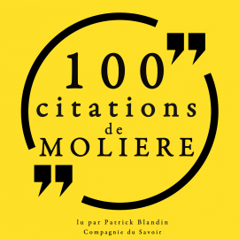 Hörbuch 100 citations de Molière  - Autor Molière   - gelesen von Nicolas Planchais