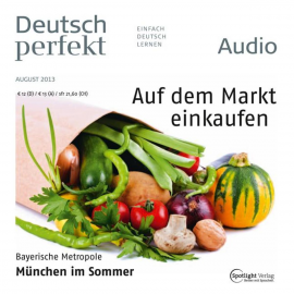 Hörbuch Deutsch lernen Audio - Auf dem Markt einkaufen  - Autor N.N.   - gelesen von Diverse