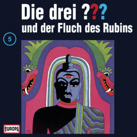 Hörbuch Folge 05: Die drei ??? und der Fluch des Rubins  - Autor N.N.   - gelesen von N.N.