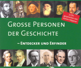 Hörbuch Große Personen der Geschichte - Entdecker und Erfinder  - Autor N N   - gelesen von Achim Höppner