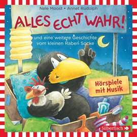 Hörbuch Kleiner Rabe Socke: Alles echt wahr! - und eine weitere Geschichte vom kleinen Raben Socke  - Autor Nele Moost;Annet Rudolph   - gelesen von Jan Delay