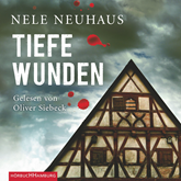 Hörbuch Tiefe Wunden (Ein Bodenstein-Kirchhoff-Krimi 3)  - Autor Nele Neuhaus   - gelesen von Oliver Siebeck