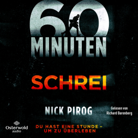 Hörbuch 60 Minuten – Schrei  - Autor Nick Pirog   - gelesen von Richard Barenberg